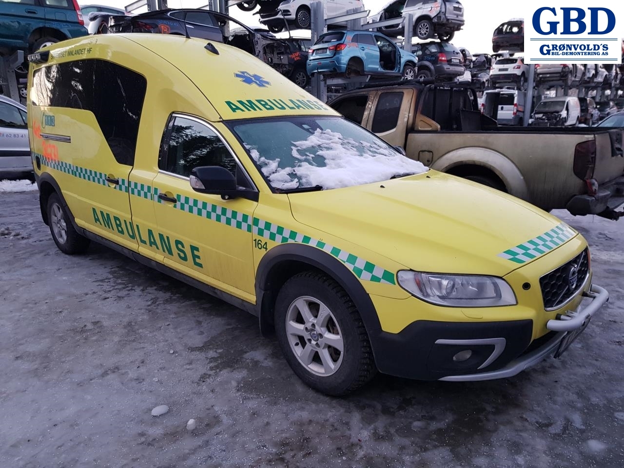 Volvo V70, 2014-2016 (Type III, Fase 2) parts car, Engine code: D5244T15, Gearbox code: 