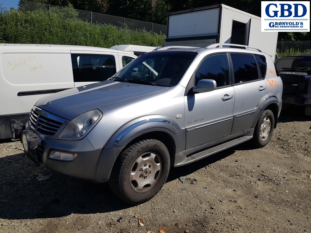 SsangYong Rexton, 2004-2006 (Y200, Fase 2) parts car, Engine code: D27R-056, Gearbox code: 