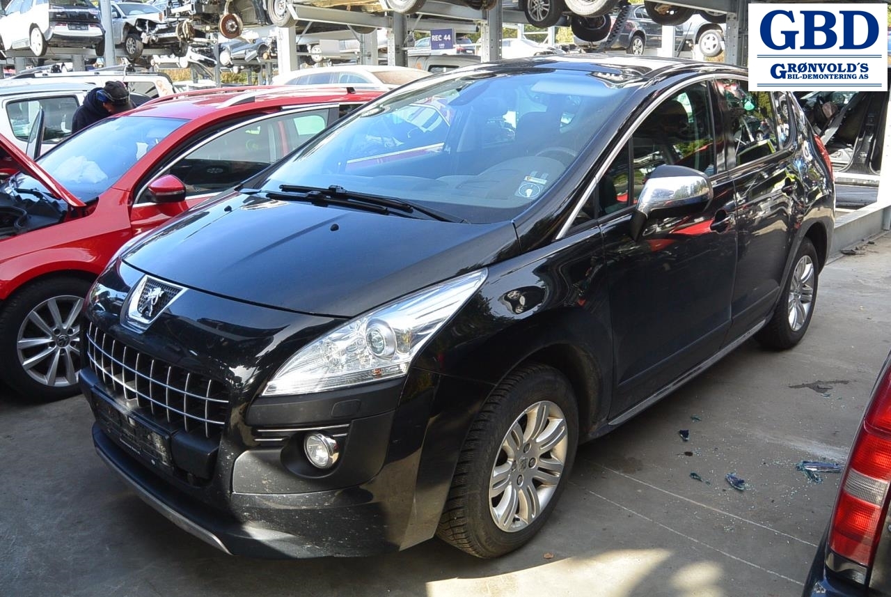 Peugeot 3008, 2009-2016 (Type I) parts car, Engine code: 9HR, Gearbox code: 2231 K7