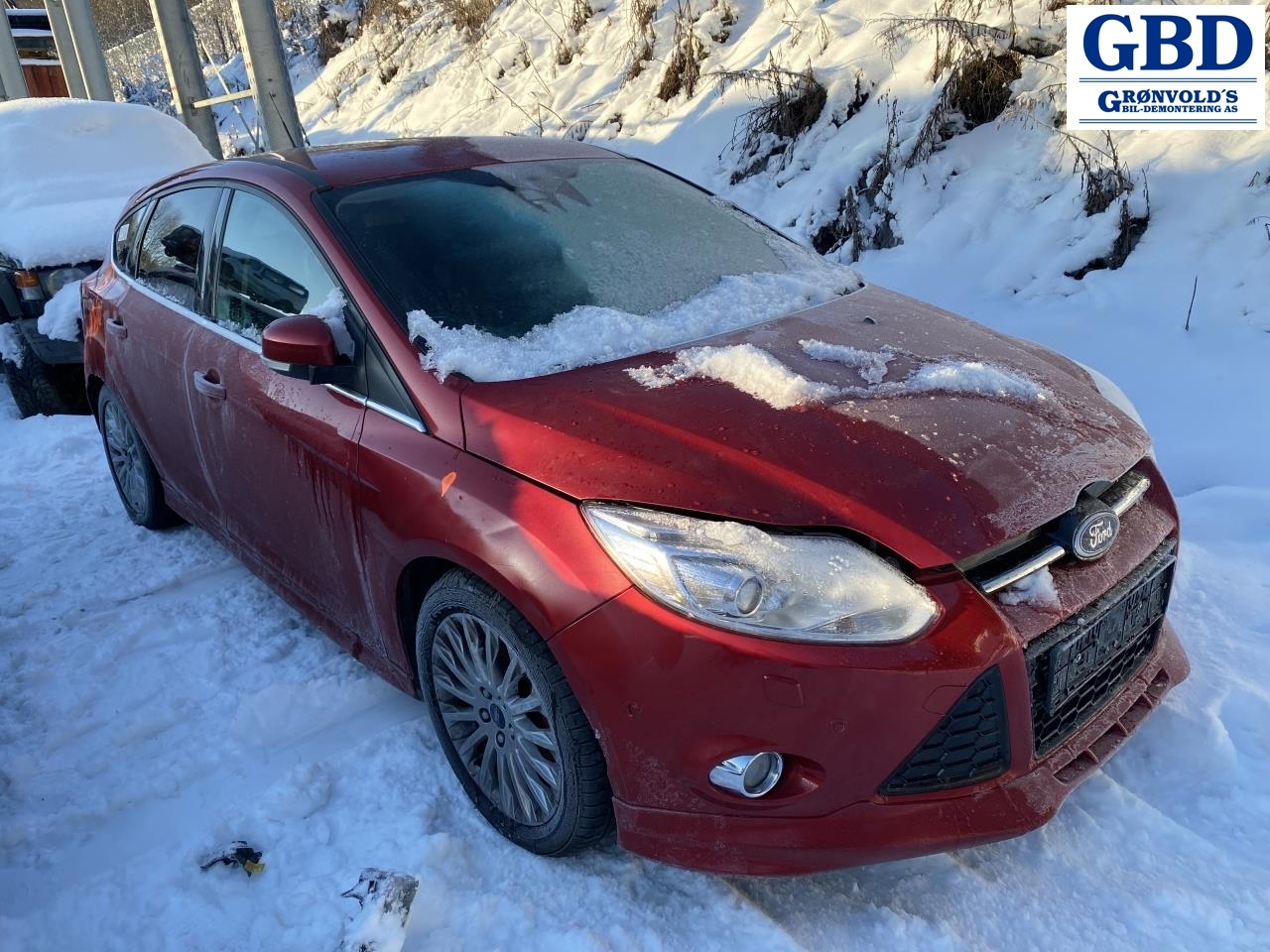 Ford Focus, 2011-2014 (Type III, Fase 1) parts car, Engine code: M1DA, Gearbox code: 1836357
