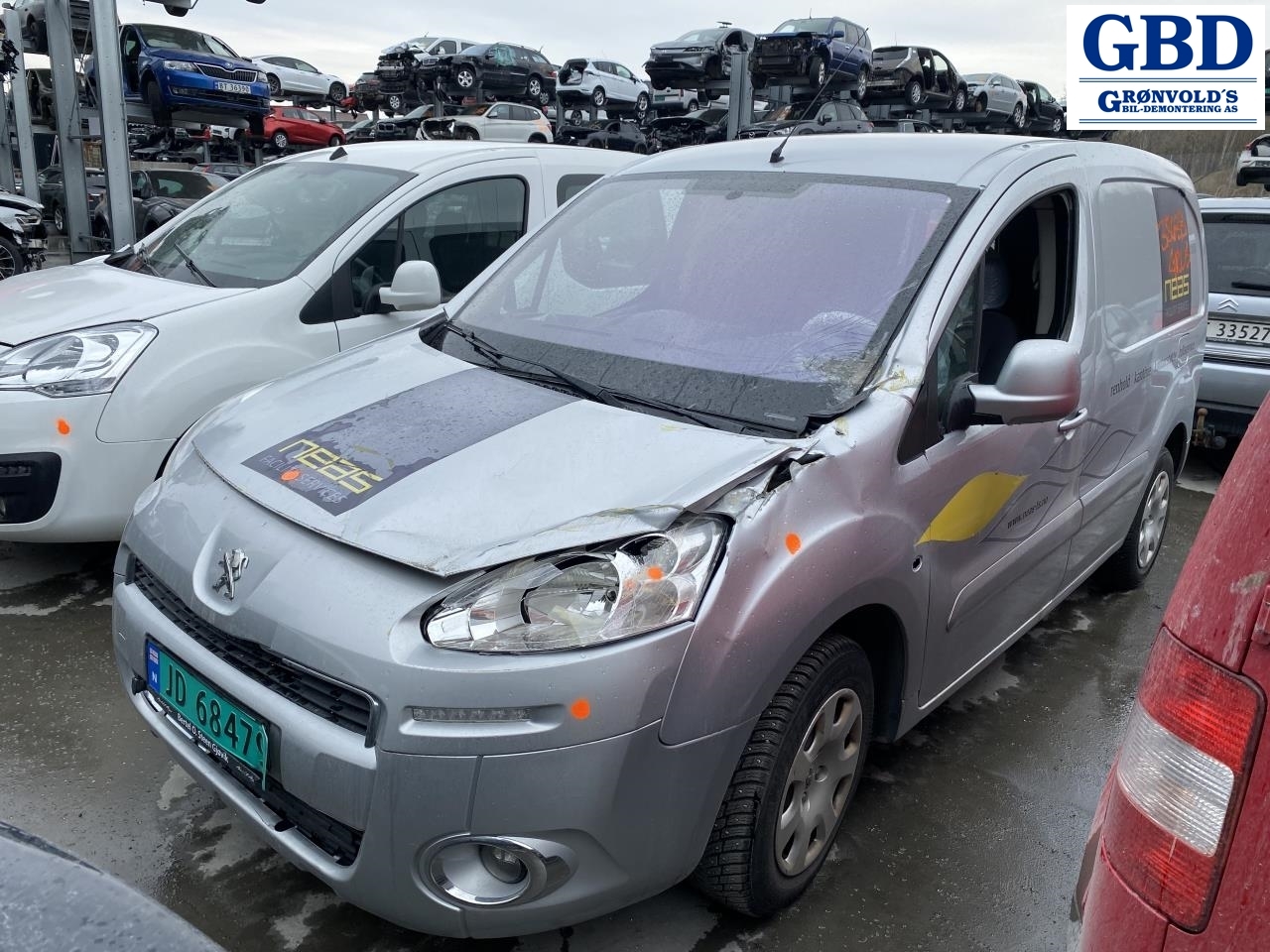 Peugeot Partner, 2008-2015 (Type II, Fase 1)(|16 089 352 80)