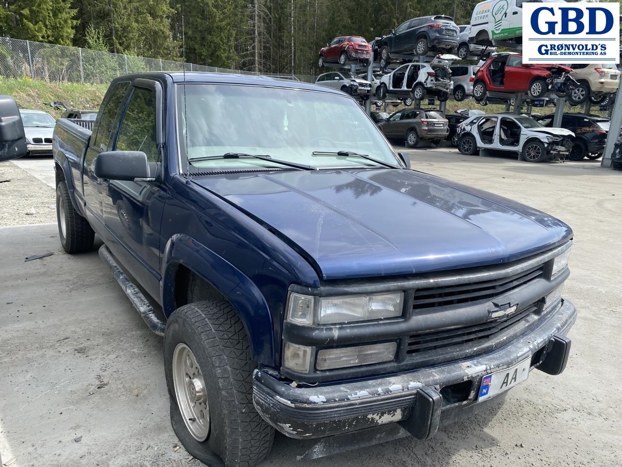 Chevrolet Silverado, 1988-2001 delebil, Motorkode: F| 12563537, Girkassekode: 19177963