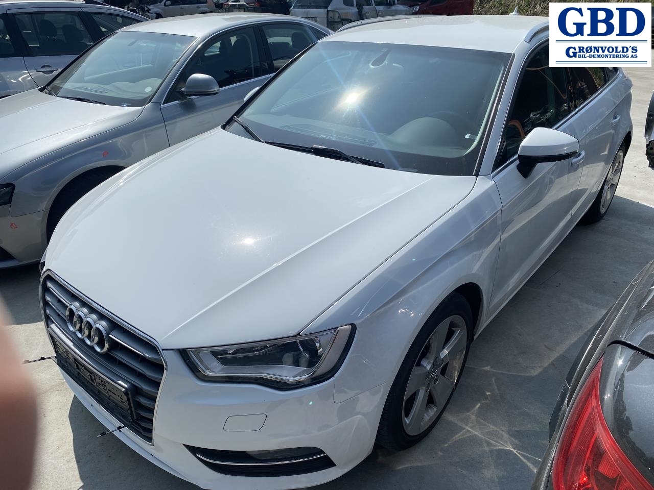 Audi A3, 2012-2016 (Type III, Fase 1) delebil, Motorkode: CXSA, Girkassekode: PYT