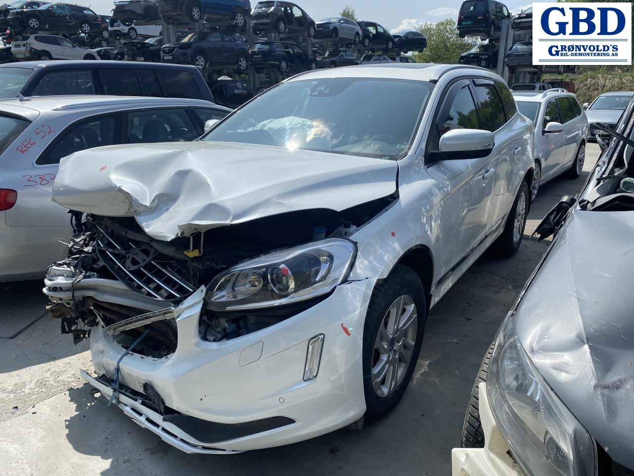Volvo XC60, 2014-2017 (Type I, Fase 2) parts car, Engine code: D5244T17, Gearbox code: 1285176