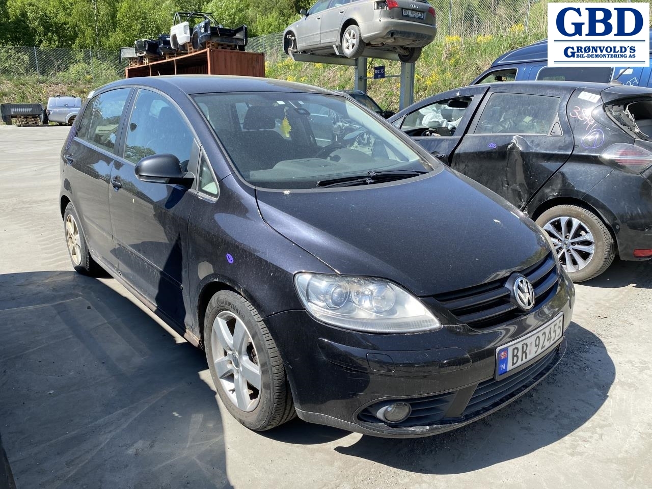 VW Golf, Plus/Cross, 2005-2009 (Fase 1) delebil, Motorkode: BXE, Girkassekode: JPL