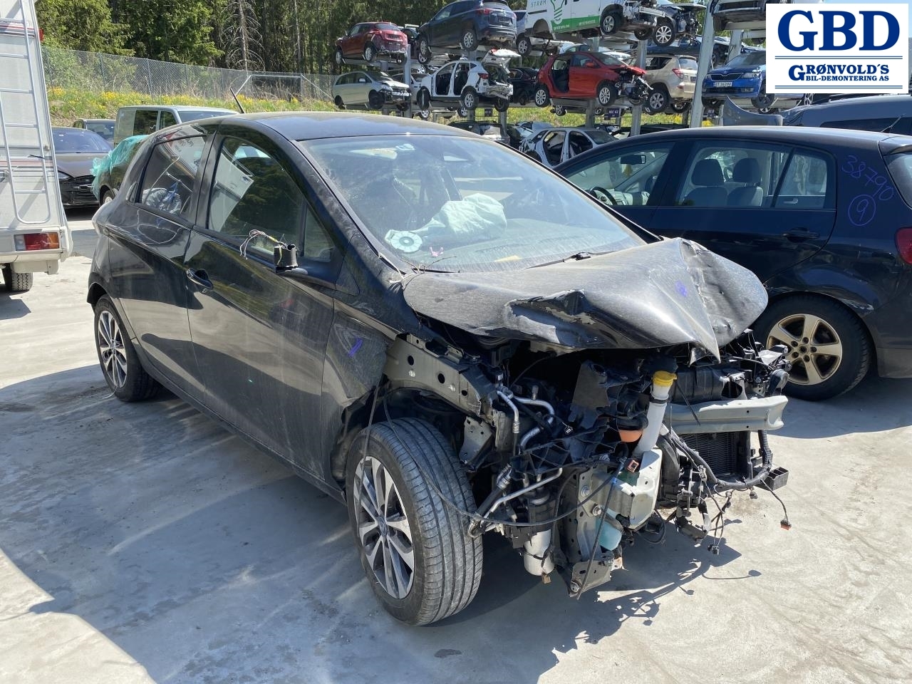 Renault Zoe, 2019- (Fase 2) parts car, Engine code: 5AQ-80, Gearbox code: 
