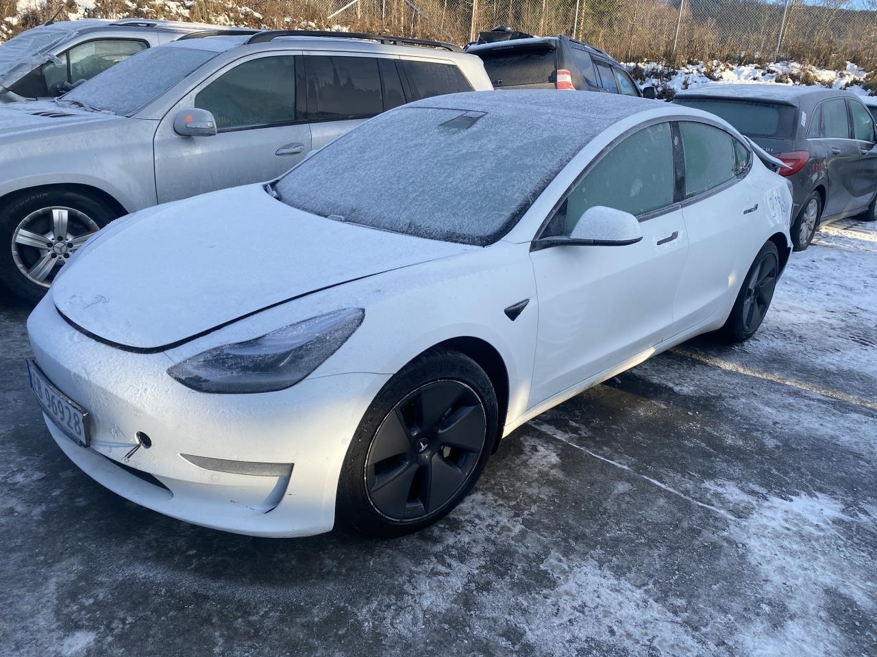 Tesla Model 3, 2018- delebil, Motorkode: 3D3, Girkassekode: 