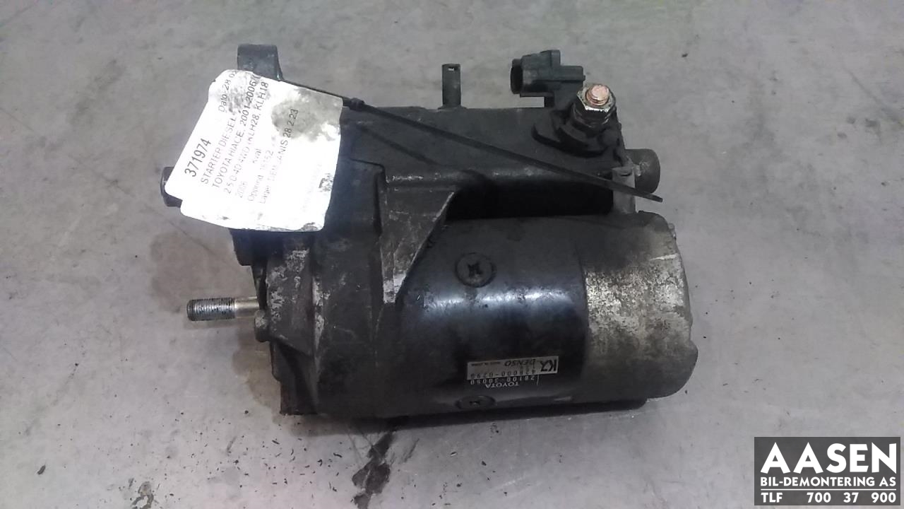 Starter diesel til Toyota Hiace, 20012006 (Fase 2) (2810030050
